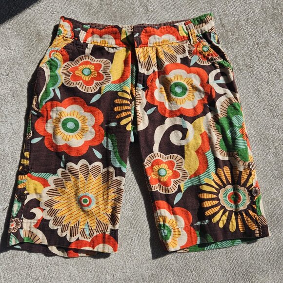 KAVU Cotton Colorful Adjustable Length Shorts, Size 6 - Picture 8 of 8